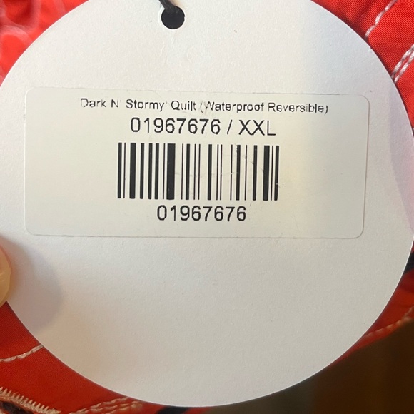 Tombolo Dark N’ Stormy Quilt Jacket Waterproof Reversible Unisex XXL - Picture 13 of 13